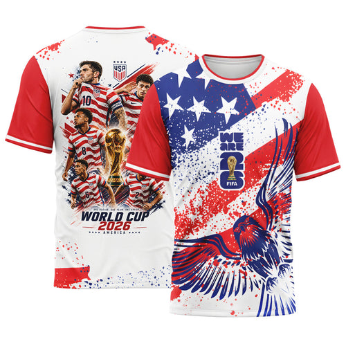 USA Soccer Stars World Cup 2026 AOP T-Shirt