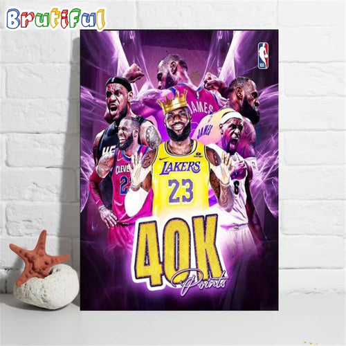 2024 Lebron James Is The First Player In The History Of The Nba To Reach 40,000 Career Points Poster Canvas