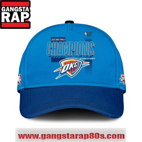 2024-25 Oklahoma City Thunder Champions NBA Special Baseball Cap Hats