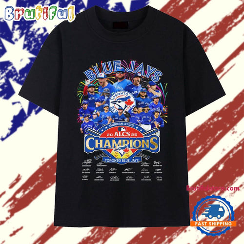 2025 ALCS Toronto Blue Jays Team Player Signature Limited T Shirt