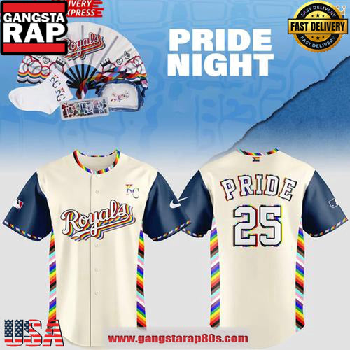 2025 Kansas City Royals Pride Night Special Baseball Jersey Shirt