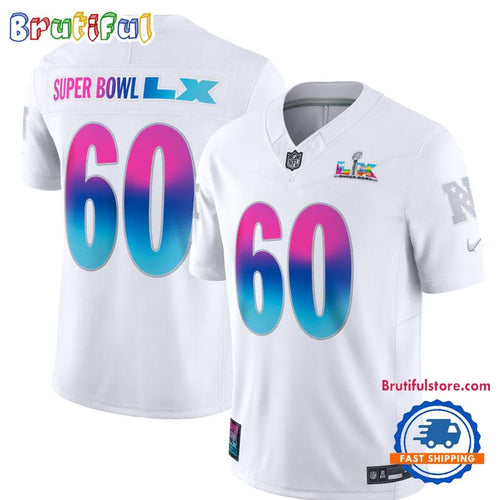 2026 NFL Super Bowl LX White Vapor Limited Football Jersey