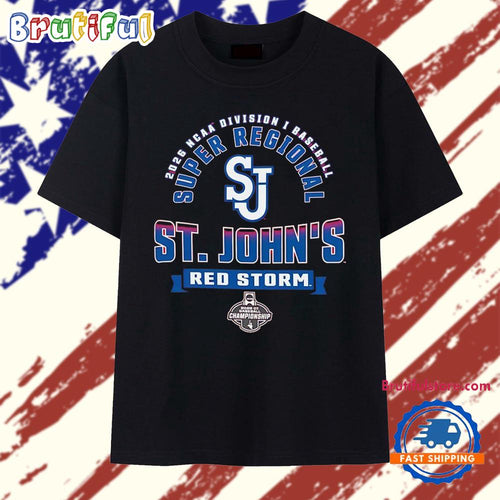 2026 St Johns Red Storm NCAA Division I Baseball Super Regional Championship T Shirt