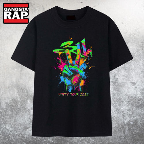 311 Unity Tour Peace Splatter 2025 T Shirt