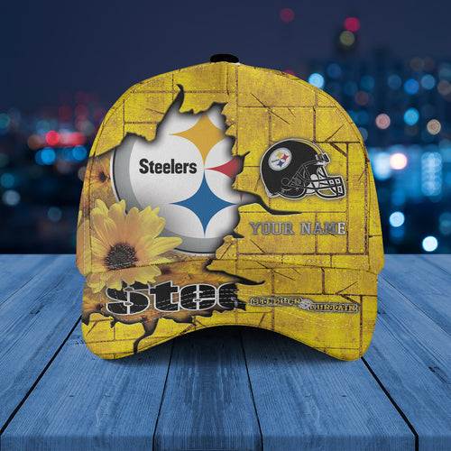 Personalized NFL Pittsburgh Steelers All Over Print Baseball Cap Show Your Pride