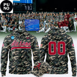 Alabama Crimson Tide Military Appreciation Night 2026 Personalized Camo Hoodie