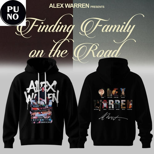 Alex Warren Presents Finding Family Of The Road Tour 2026 Hoodie Shirt