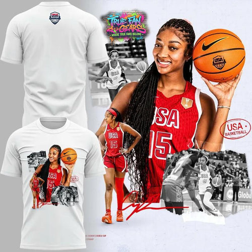 Angel Reese USA Basketball Women’s World Cup Legacy Tee Shirt