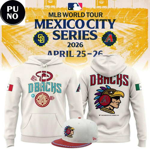 Arizona Diamondbacks MLB Mexico City Series 2026 Hoodie T-Shirt