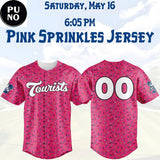 Asheville Tourists Pink Sprinkles 2026 Personalized Baseball Jersey