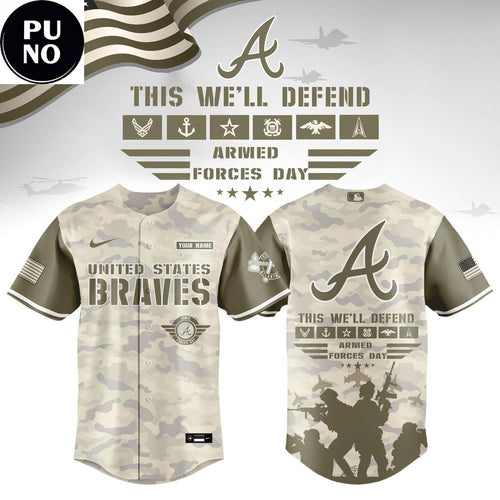 Atlanta Braves Armed Forces Day 2026 Baseball Jersey