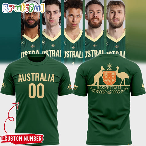 Australia Basketball 2024 T Shirt