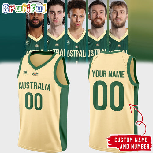Australia Basketball Team Player 2024 Jersey Shirt
