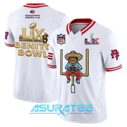 Bad Bunny LIX Benito Bowl Limited Edition Football Jersey