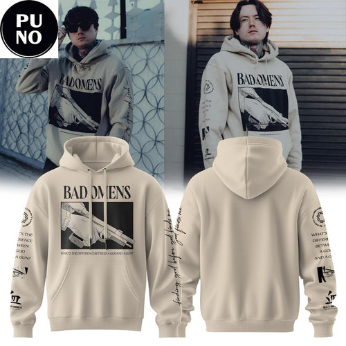 Bad Omens Do You Feel Love Tour 2026 Beige Hoodie