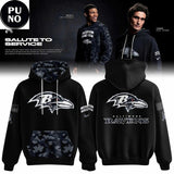 Baltimore Ravens 2026 Salute to Service Hoodie T-Shirt
