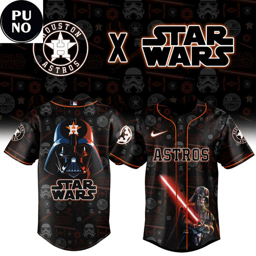 Best Houston Astros X Star Wars Night 2026 Baseball Jersey