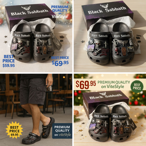 Black Sabbath Crocband Charms Crocs 2026