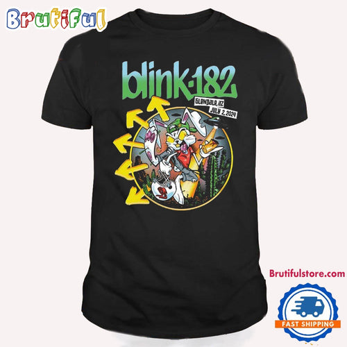 Blink-182 July 2 2024 Glendale AZ Tour T Shirt