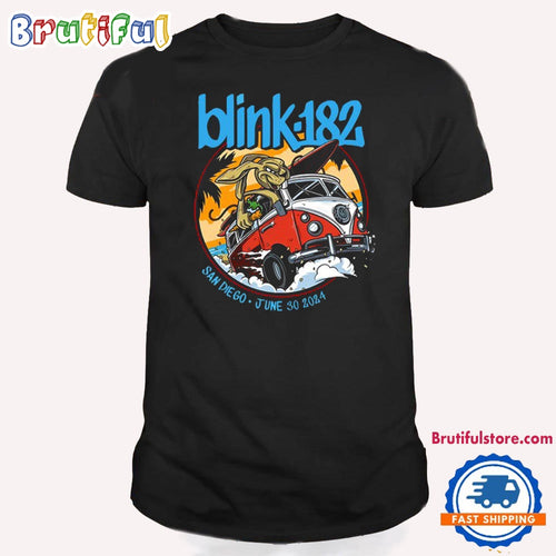 Blink-182 June 30 2024 San Diego Tour T Shirt