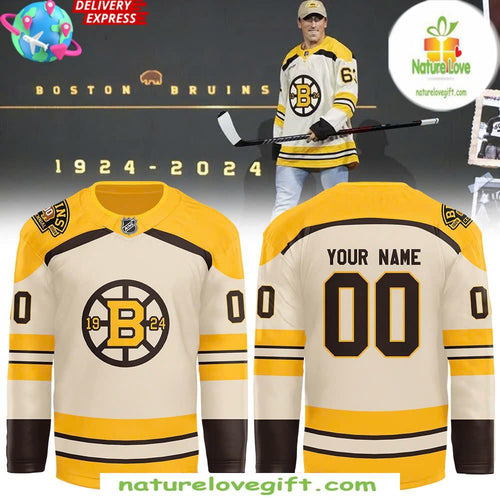 Boston Bruins 100th Anniversary Hockey Jersey Special Edition
