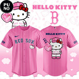 Boston Red Sox x Hello Kitty Pink Night 2026 Baseball Jersey