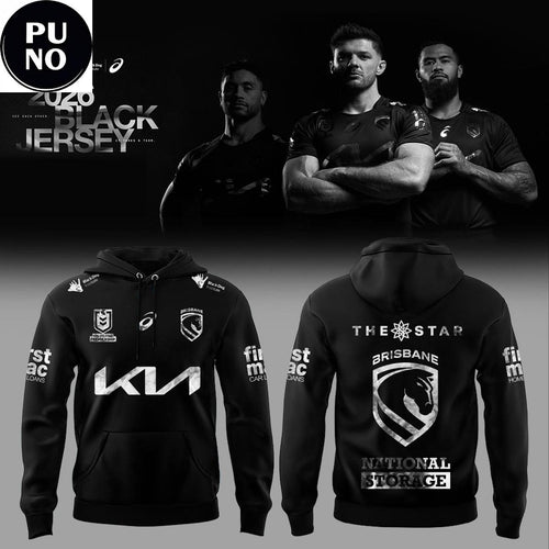 Brisbane Broncos 2026 Back In Black Hoodie T-Shirt
