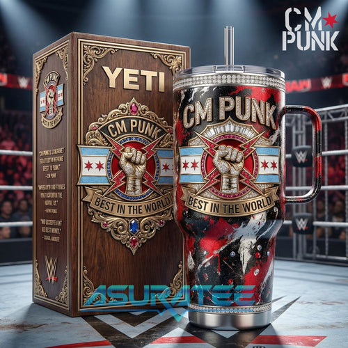 CM Punk Best in the World 2026 Special YETI Tumbler