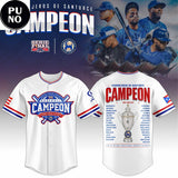 Cangrejeros de Santurce Campion Serie Final 2026 Baseball Jersey