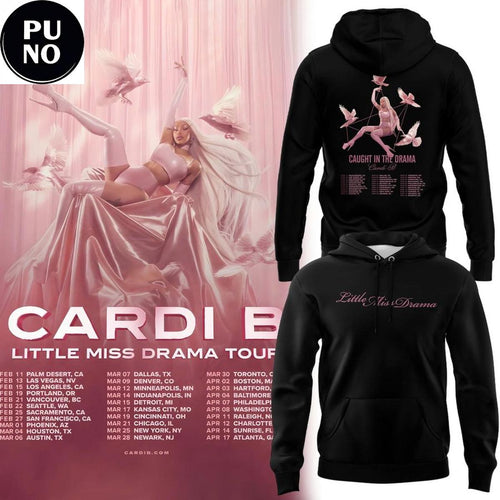 Cardi B Little Miss Drama Tour 2026 Hoodie T-Shirt
