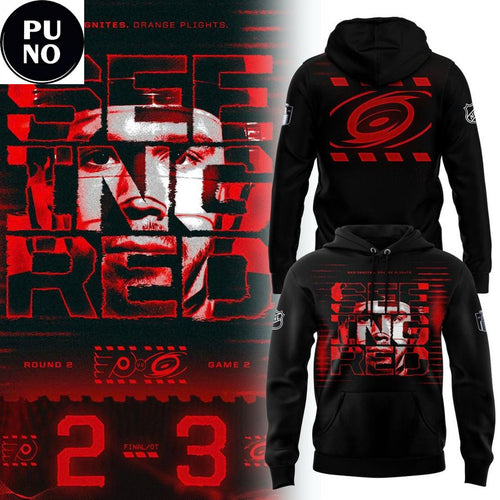 Carolina Hurricanes 2026 Playoffs Seeing Red Hoodie T-Shirt