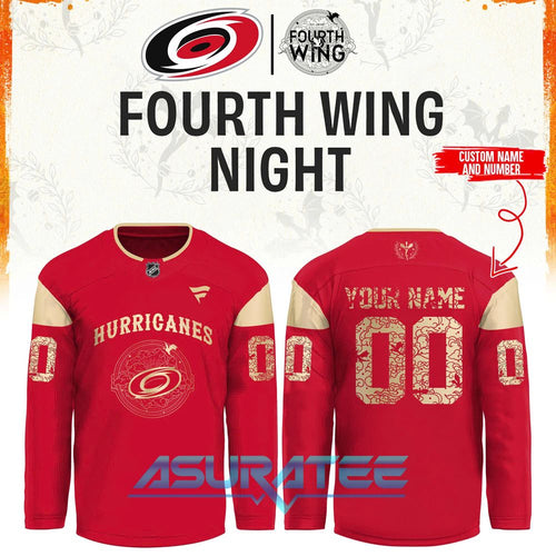 Carolina Hurricanes x Fourth Wing Night 2026 Hockey Jersey