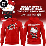 Carolina Hurricanes x Hello Kitty Bobblehead 2026 Hoodie