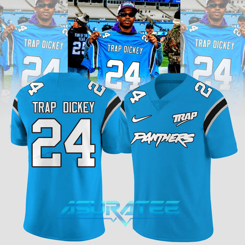 Carolina Panthers TRAP DICKEY Limited Edition Football Jersey