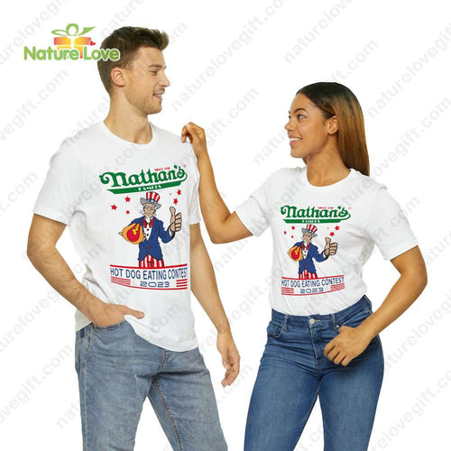 Chestnut Nathan’s Hot Dog Shirt Nathan’s Hot Dog Eating Contest T-shirt
