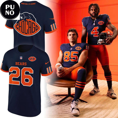 Chicago Bears 2026 Return of the Monsters Custom Number Hoodie T-Shirt