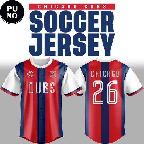 Chicago Cubs x US Soccer 2026 Personalized Baseball Jersey
