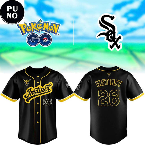 Chicago White Sox Pokémon Go Night 2026 Persoanlized Baseball Jersey