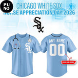 Chicago White Sox x Nurse Appreciation Day 2026 Personalized Baseball Jersey