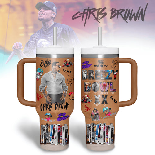 Chris Brown Breezy Bowl XX stanley tumbler