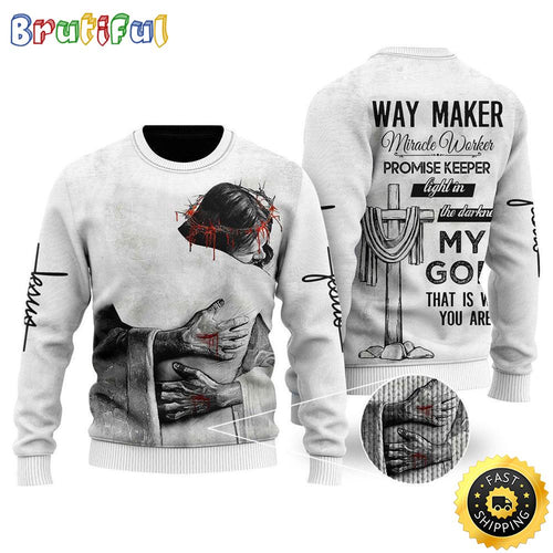 Christian Jesus Easter Ugly Christmas Sweater Gifts For Christian Families