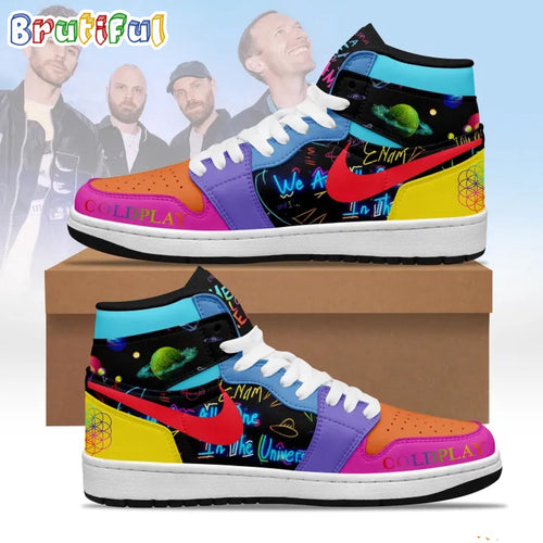 Coldplay Fan Lover Air Jordan 1 Hightop Shoes