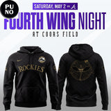 Colorado Rockies Fourth Wing Night 2026 Celebrating Hoodie t-Shirt