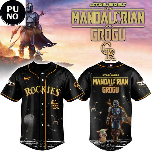 Colorado Rockies x Star Wars Night 2026 The Mandalorian & Grogu Baseball Jersey