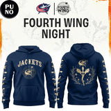 Columbus Blue Jackets x Fourth Wing Night 2026 Hoodie T-Shirt