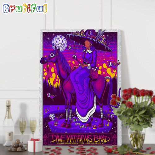 Dave Matthews Band Saratoga Performing Arts Center Saratoga Springs NY July 6 2024 Tour Wall Art Poster Canvas