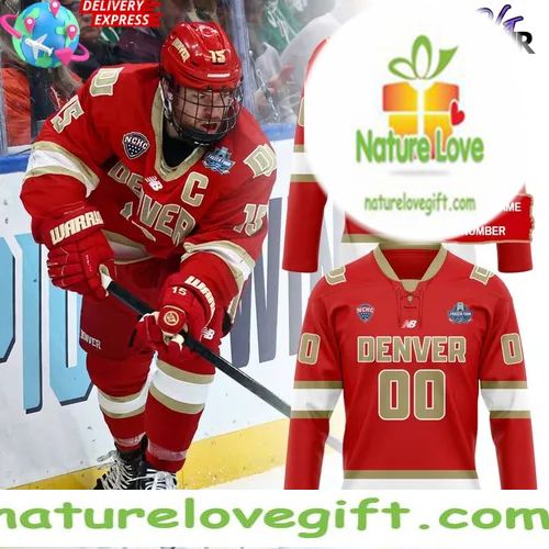2026 Denver Pioneers Frozen Four Hockey Jersey NCAA