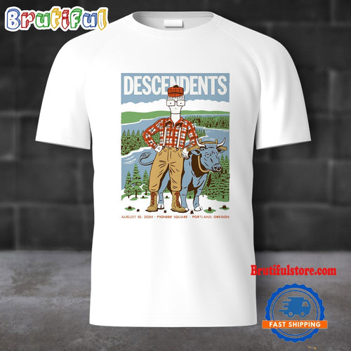 Descendents Pioneer Square Portland Oregon August 10 2024 T Shirt