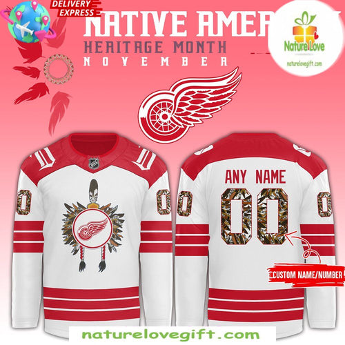Detroit Red Wings 2026 Native Heritage Hockey Jersey