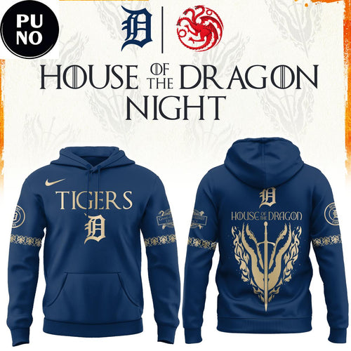 Detroit Tigers 2026 House of the Dragon Night Hoodie Shirt